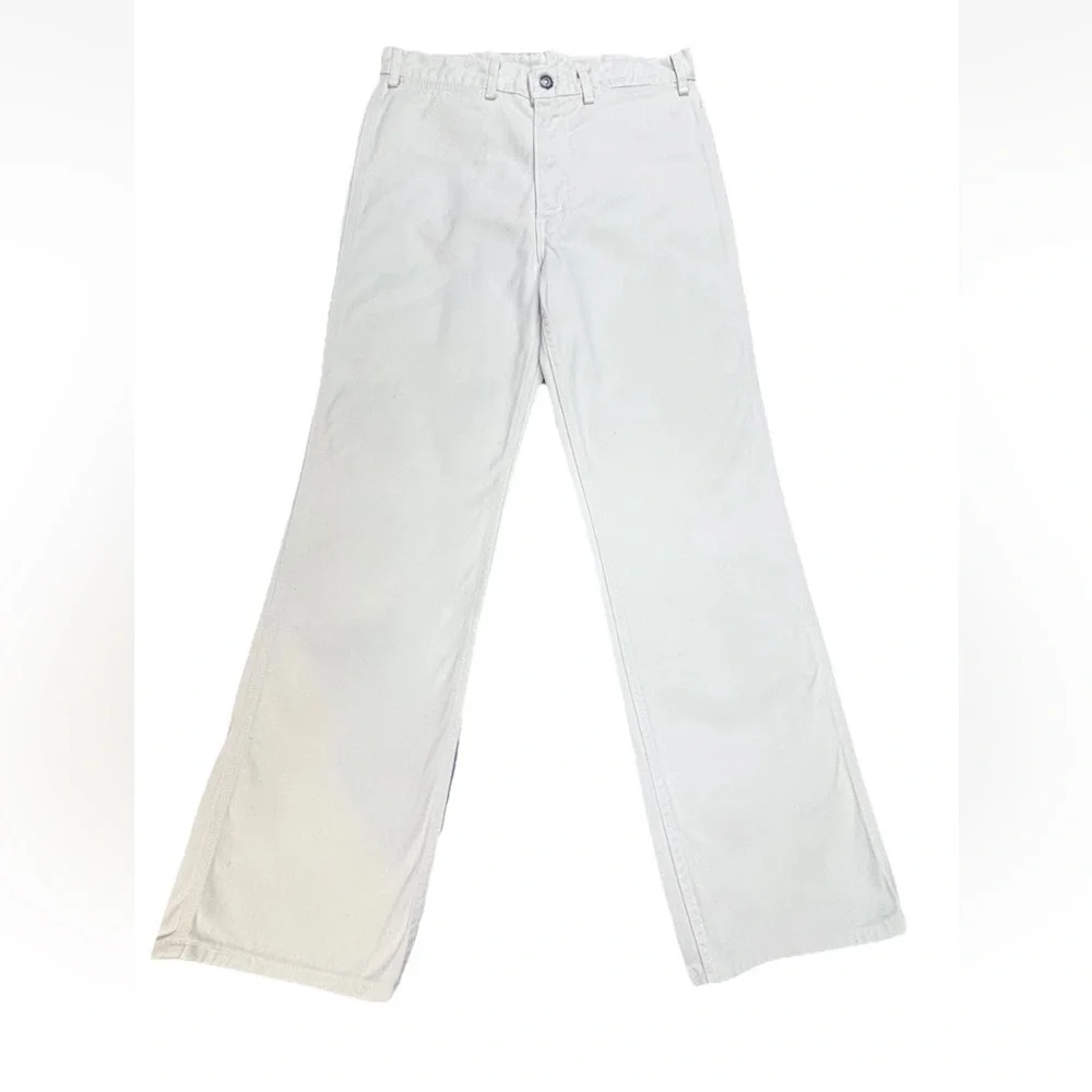 Vintage 70s Levi’s Flared Pants Men’s 30x30 Cream White Tab‎ Style 2214-4156